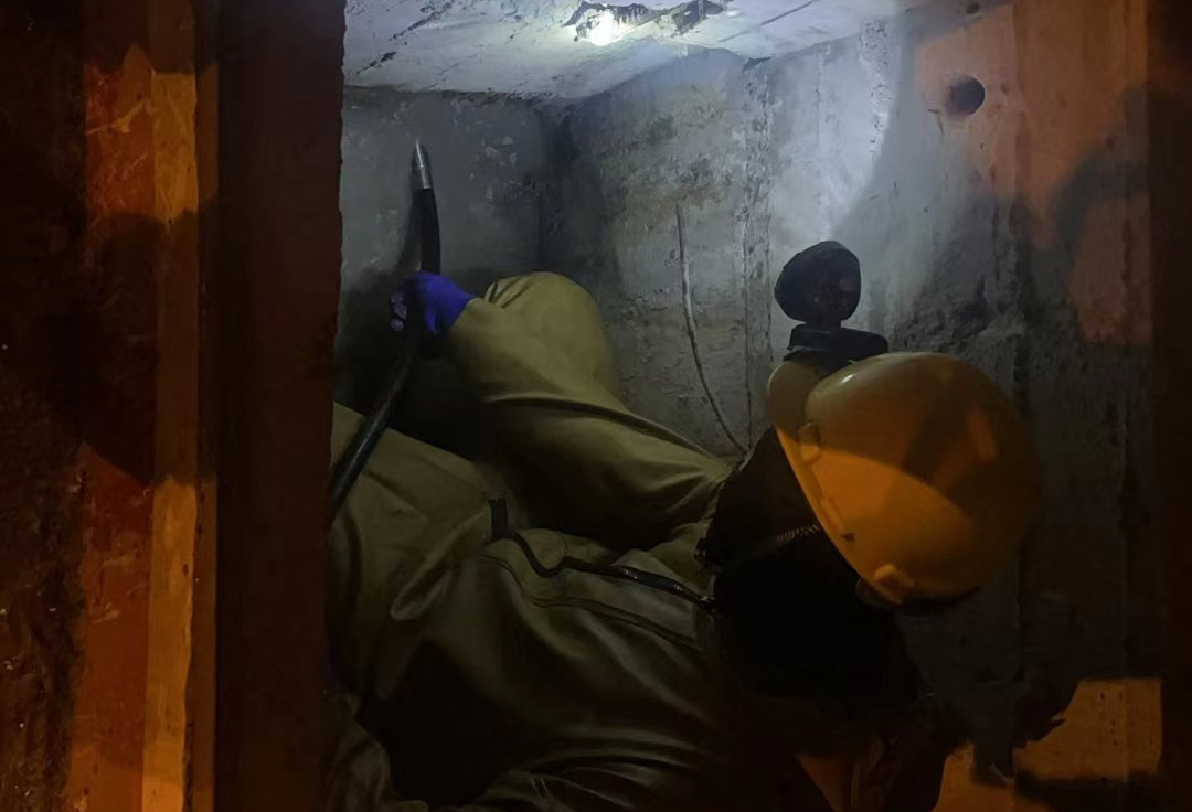 隧道预埋管疏通